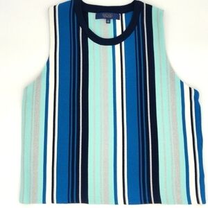 Rachel Zoe sleeveless knit top L